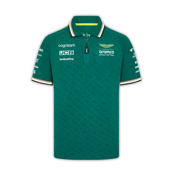 Camiseta Polo x BOSS Oficial Equipo 2024 - Verde