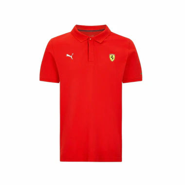 Camiseta Polo Puma Logo Hombre - Roja