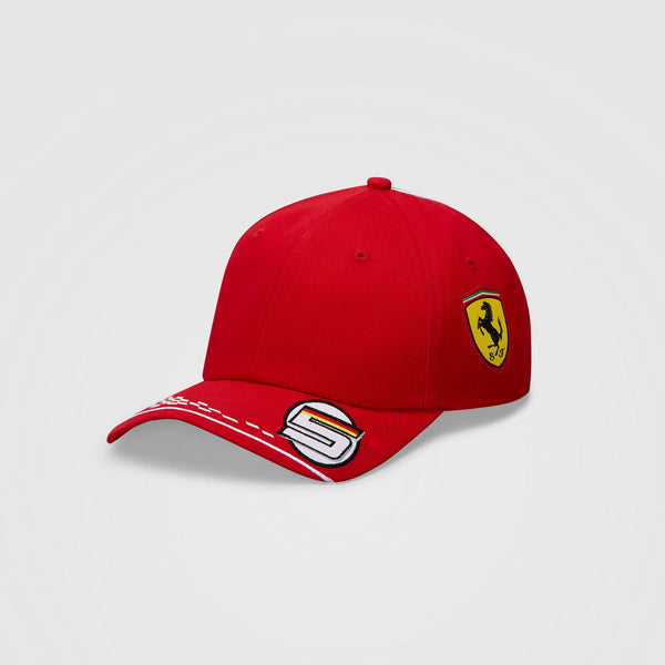 Gorra para niños Sebastian Vettel #5 - Roja