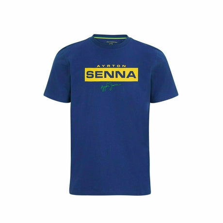 Camiseta Oficial Ayrton Senna - Azul