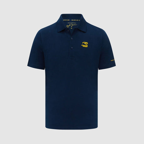 Camiseta Polo Ayrton Senna - Azul