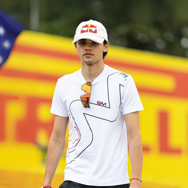 Camiseta Sebastian Montoya #9 Piloto Formula 2 - Blanca