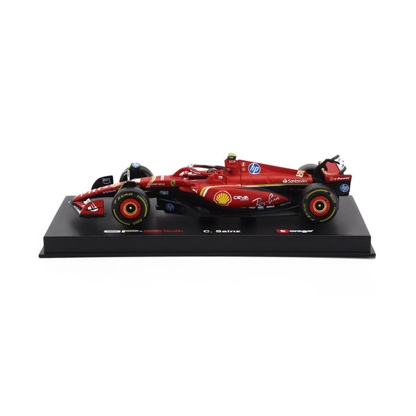 Carro Ferrari 1:43 SF24 Sainz #55 2024 - Rojo
