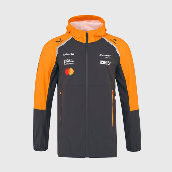 Chaqueta McLaren Impermeable Ligera Equipo 2025 - Naranja