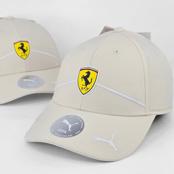 Gorra Ferrari Puma F1 RACE Stripe 2025 - Beige