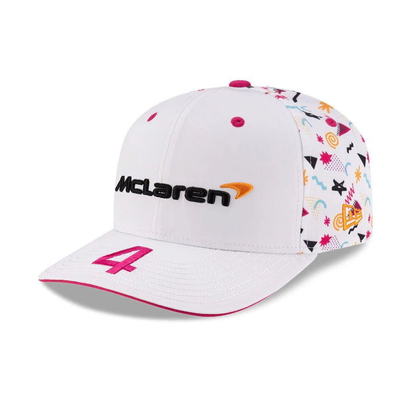 Gorra McLaren F1 Lando Norris #4 Edicion Miami GP - Blanca