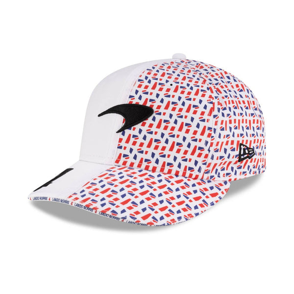 Gorra McLaren Lando Norris #4 Silverstone GP - Blanca