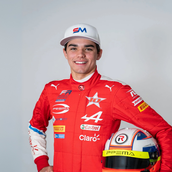 Gorra Sebastian Montoya #9 Piloto Formula 2 - Blanca
