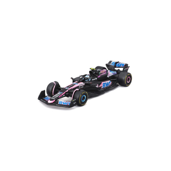Carro Alpine 1:43 A524 #10 Gasly Bburago - Negro